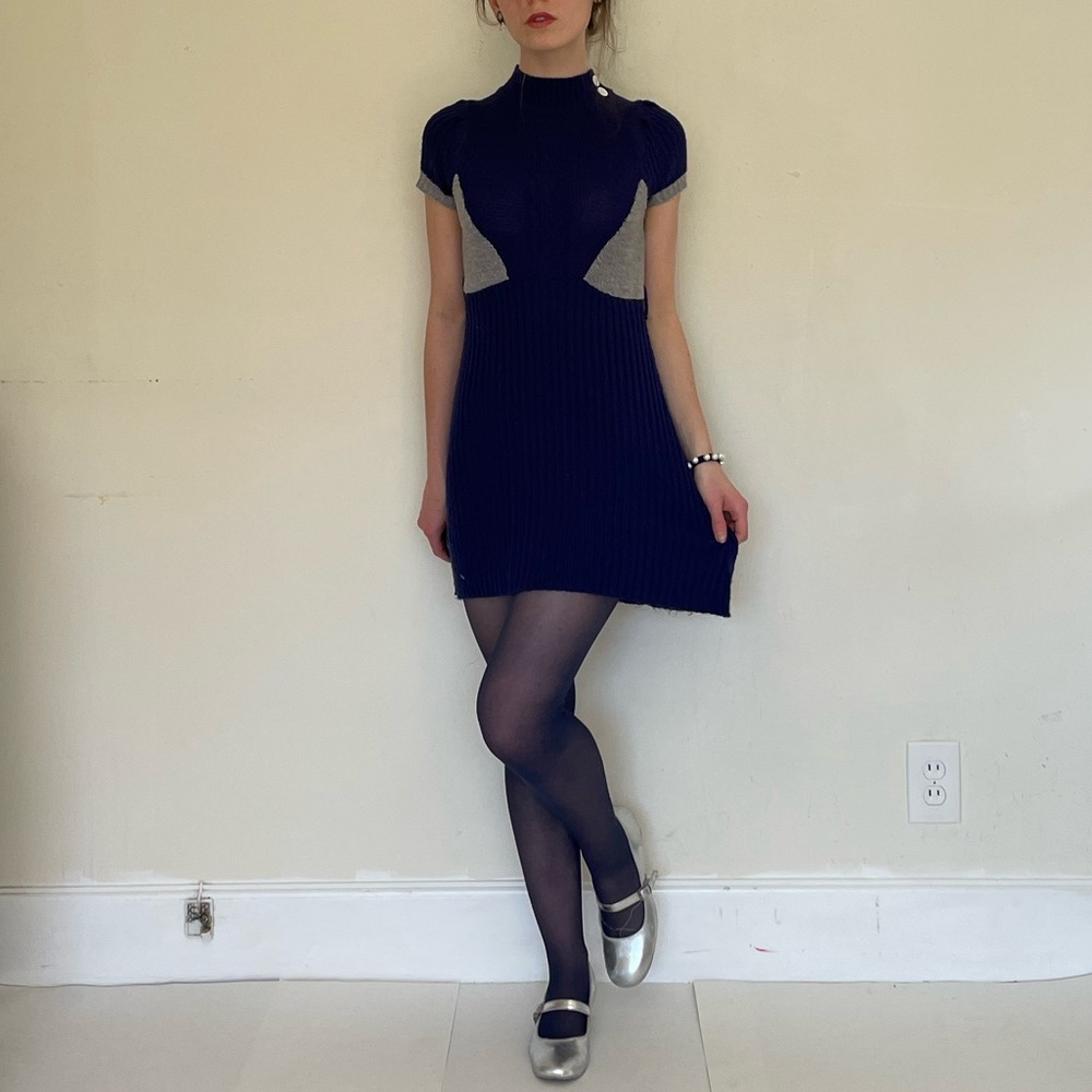 Mod style retro mini dress